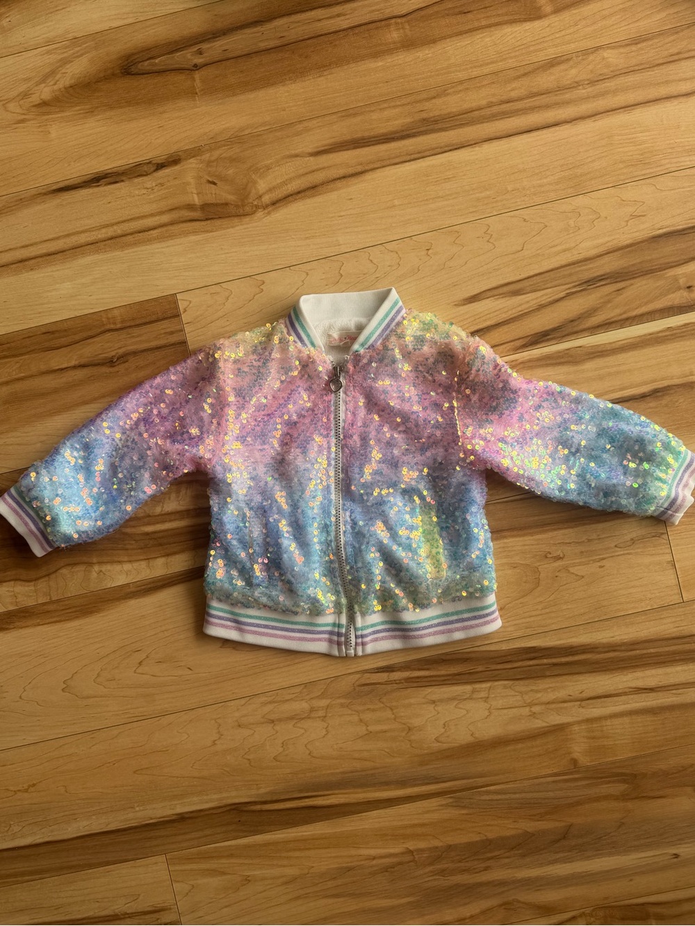 NWOT 💗 Pastel Sequin Jacket